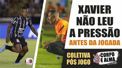 FALHA DE XAVIER NO GOL - Não estou responsabilizando - Entrevista pós jogo