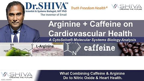 Dr.SHIVA™: Arginine and Caffeine on Cardiovascular Health @CytoSolve Systems Analysis(4/23)