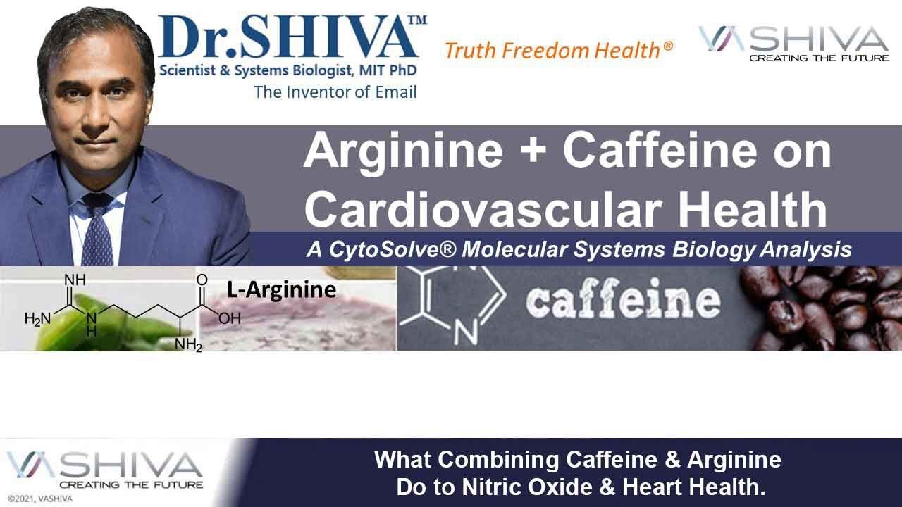 Dr.SHIVA™: Arginine and Caffeine on Cardiovascular Health @CytoSolve Systems Analysis(4/23)