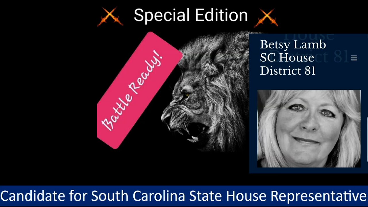 "Battle Ready" interview with Betsy Lamb SC House Dist 81