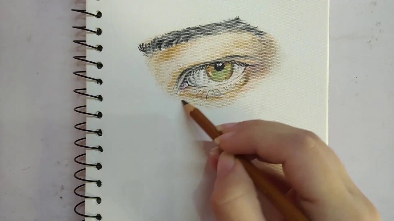 Drawing realistic eye - Anonymous art