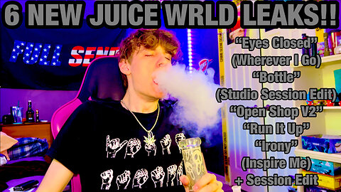 JUICE WRLD - EYES CLOSED, OPEN SHOP V2, RUN IT UP, IRONY, ETC (Reaction / Review)