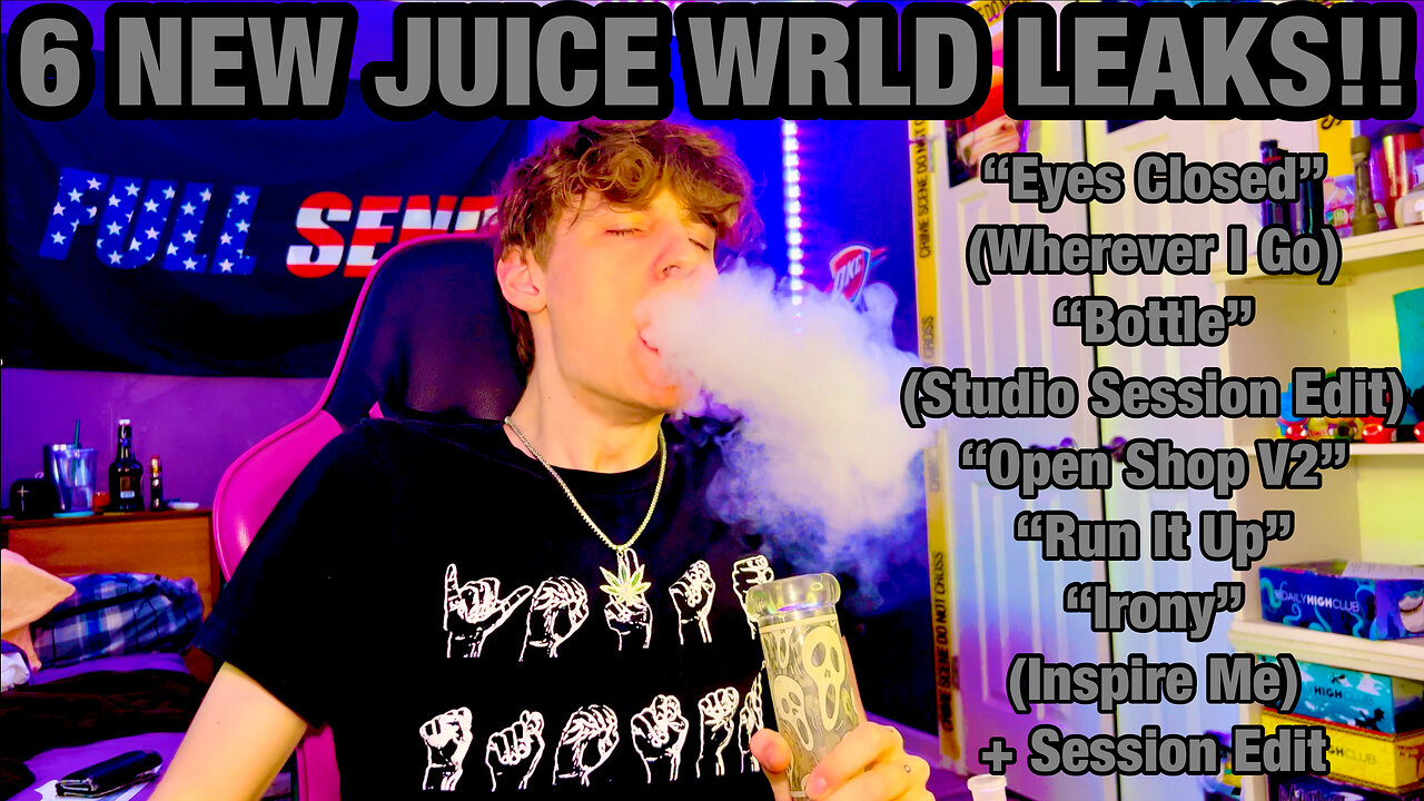 JUICE WRLD - EYES CLOSED, OPEN SHOP V2, RUN IT UP, IRONY, ETC (Reaction / Review)