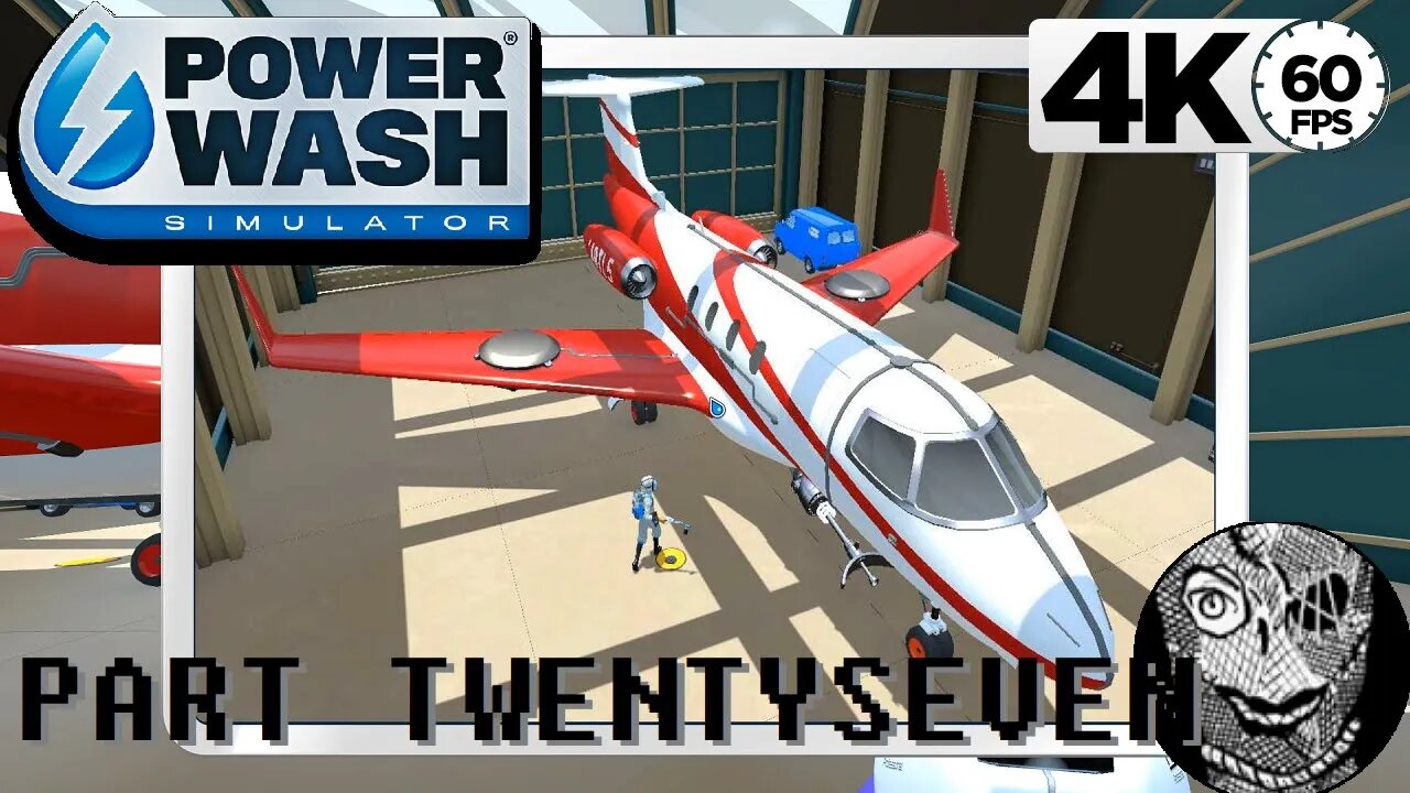 (PART 27) [Clean the Private Jet] PowerWash Simulator 4k60
