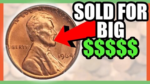 RARE AND VALUABLE PENNIES TO LOOK FOR!! 1964 PENNIES WORTH MONEY!!