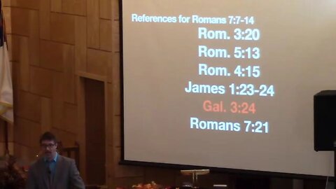 Romans 7:7-14, Sunday School, September 26, 2021