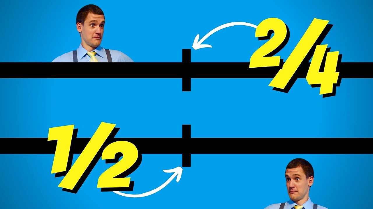 Equivalent Fractions on a Number Line - The Mega Ultra Super Guide | 4th and 5th Grade Math