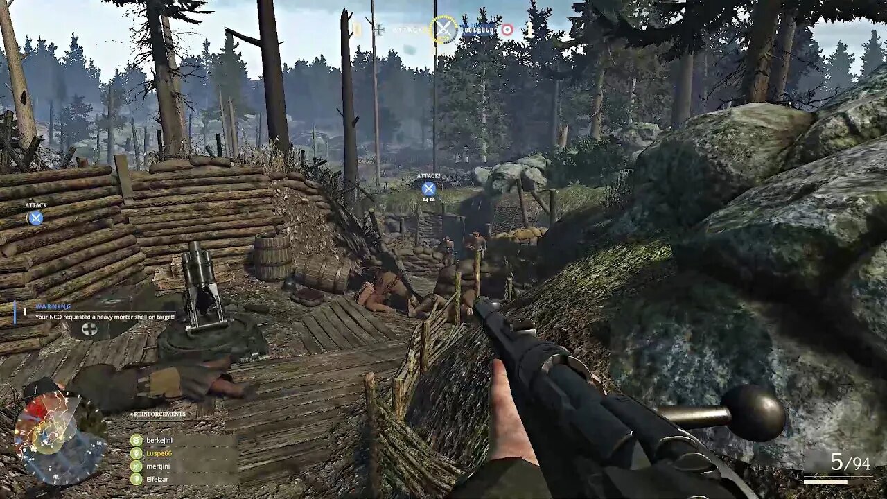 VERDUN (2021) Frontlines Multiplayer Gameplay