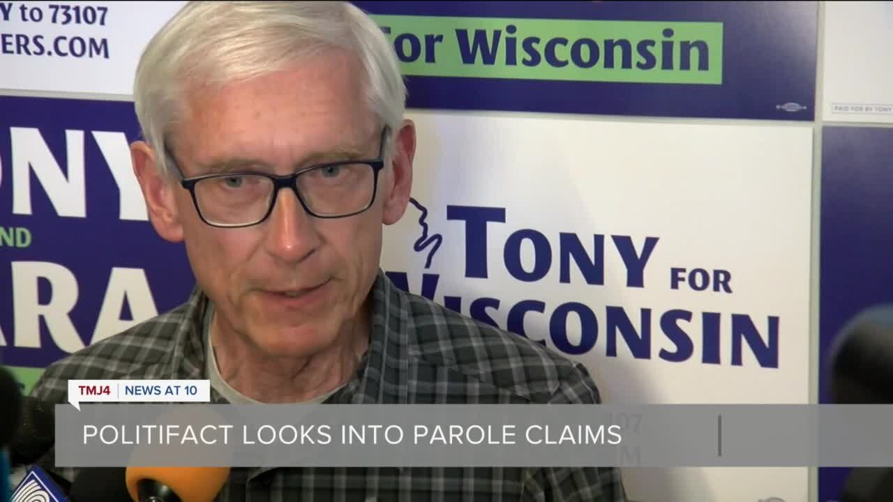 PolitiFact Wisconsin: Tim Michels on parole claim under Gov Evers.