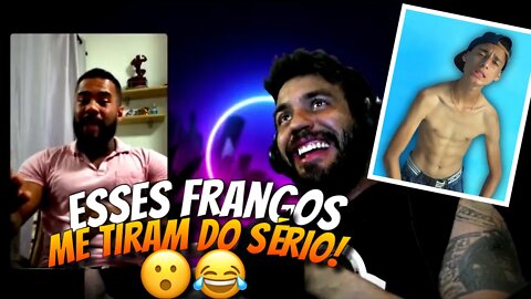 LELIS PERDEU A PACIÊNCIA COM OS FRANGOS AO VIVO