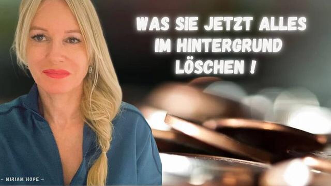 WAS SIE JETZT IM HINTERGRUND LÖSCHEN