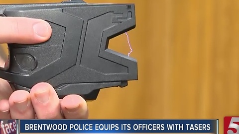 Brentwood PD Outfitted With Tasers