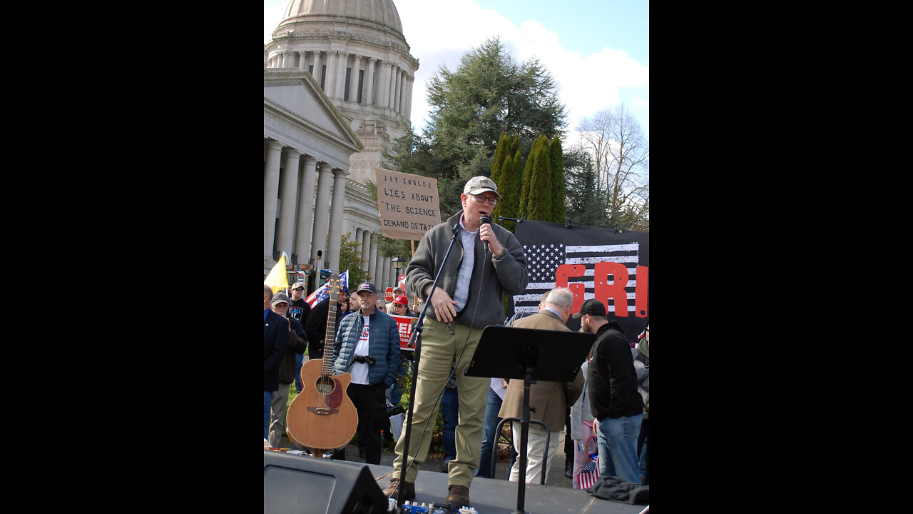 WA. Rep. Robert J. Sutherland 39th LD at the GRIT rally at the capitol