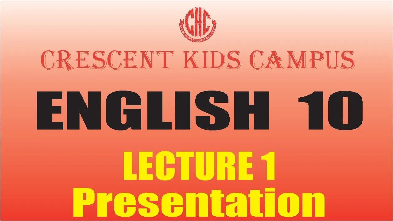 English 10th Presentation 2