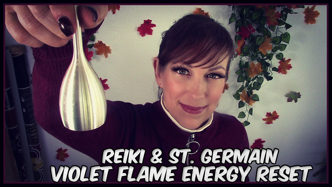 Reiki✨Violet Flame Energy Reset With Selenite & Lite ASMR✋💜🤚