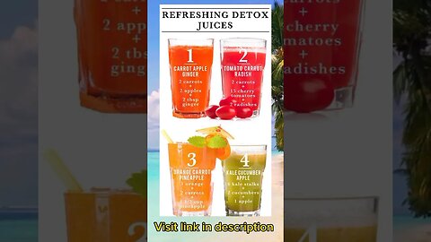 Refreshing Detox Juice Which Fruit Juice Is Best For Detox | Refreshing Green Juice Recipe #Shorts