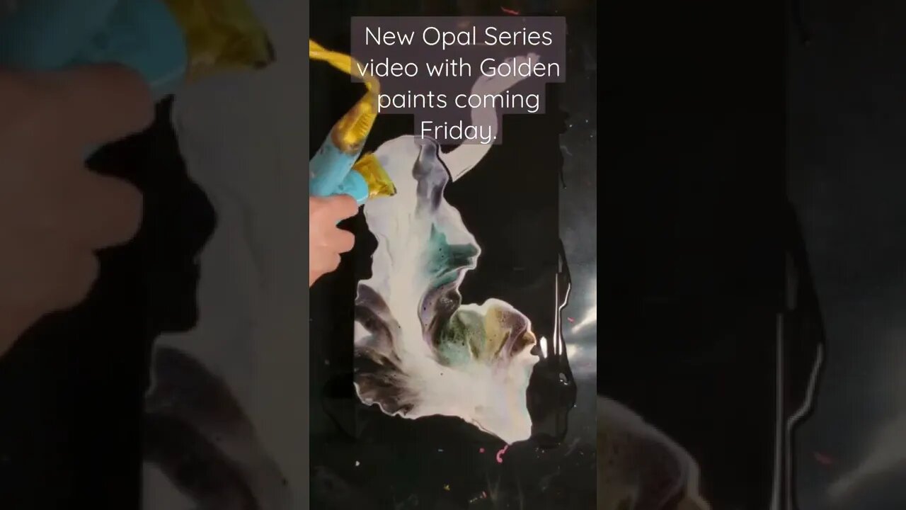 New video in the Opal Series coming Friday using that Golden Interference paints.