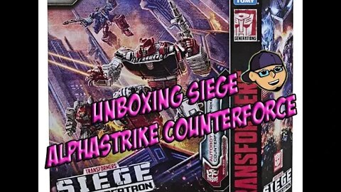 Transformers Siege Sideswipe g2, Slamdance e Trenchfoot Alphastrike Counterforce Unboxing