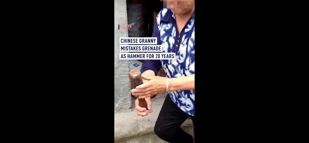 Grandma uses grenade as hammer for 20 years...