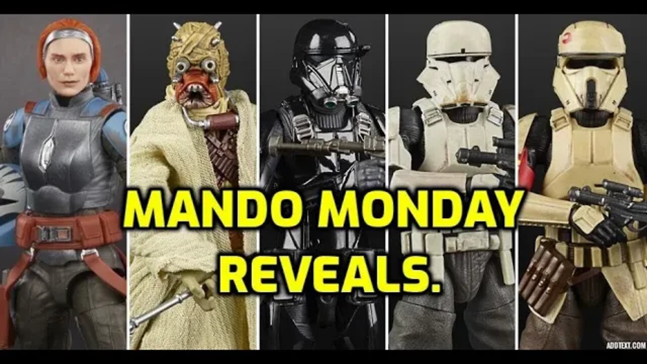 MANDO MONDAY BO KATAN KRYZE - STAR WARS ARCHIVE TUSKEN RAIDER, DEATH TROOPER - NINJA KNIGHT