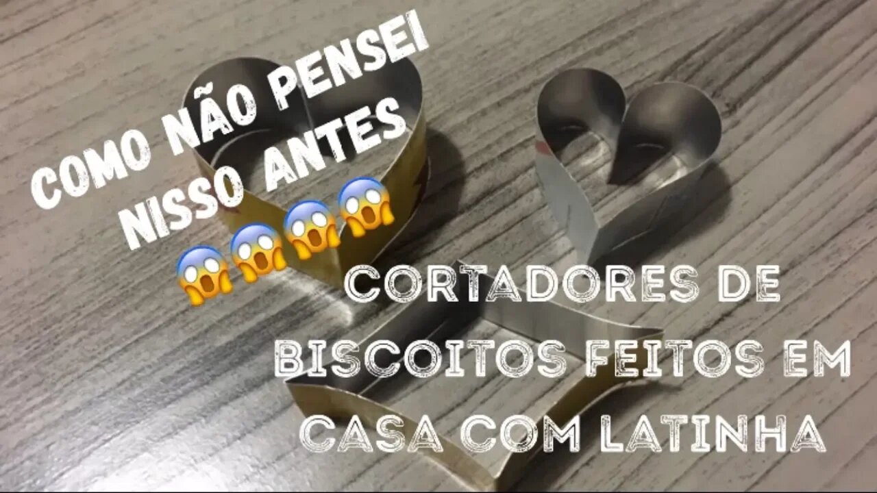 Como Fazer Cortadores de Biscoitos em casa - Cortadores com Latinha-Como não pensei nisso antes