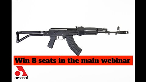 ARSENAL SAM7SF-84E 7.62X39 RIFLE MINI #1 FOR 8 SEATS IN THE MAIN WEBINAR