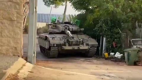 Israel deployed Tank Division (Merkavas) to deter the Syrian Army in the border of Lebanon & Syria