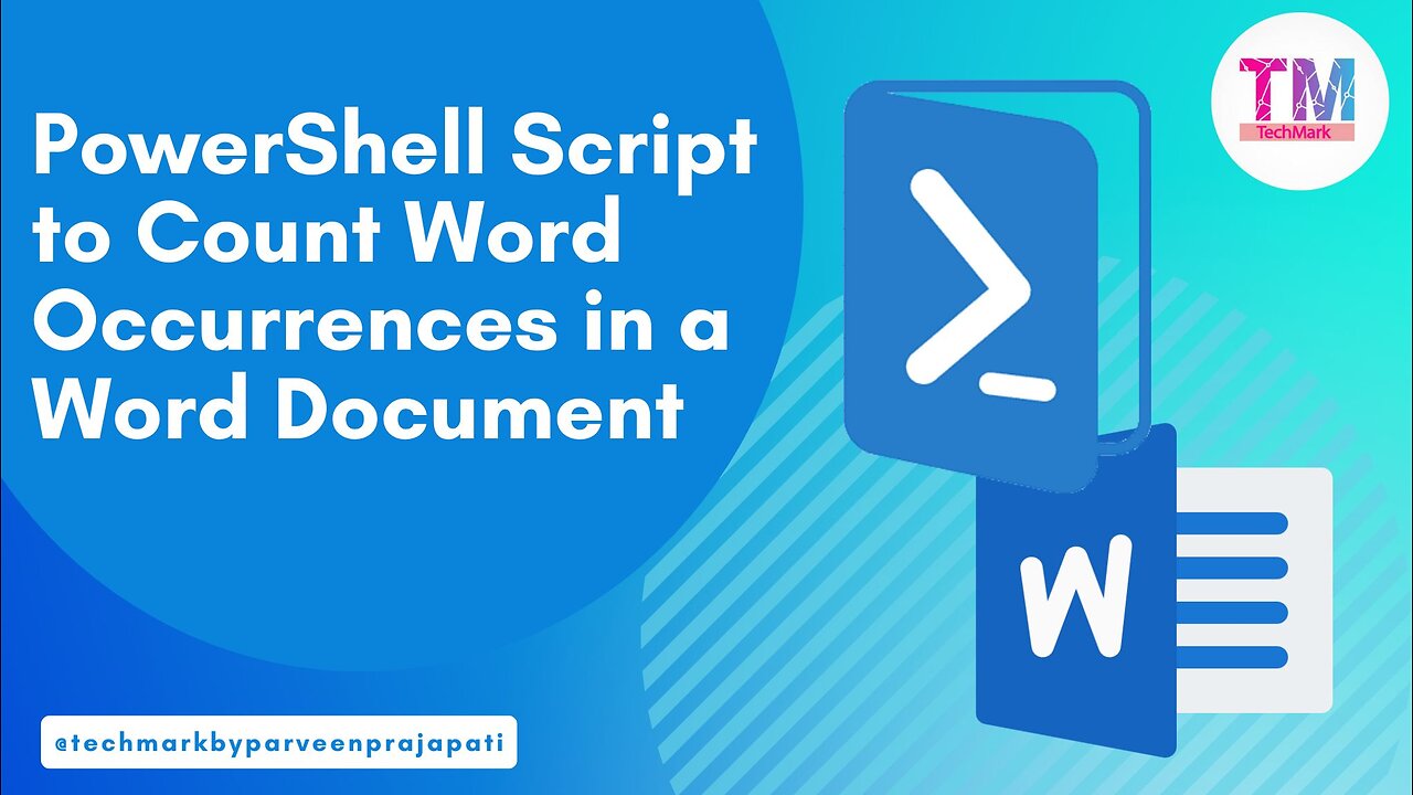 PowerShell Script to Count Word Occurrences in a Word Document