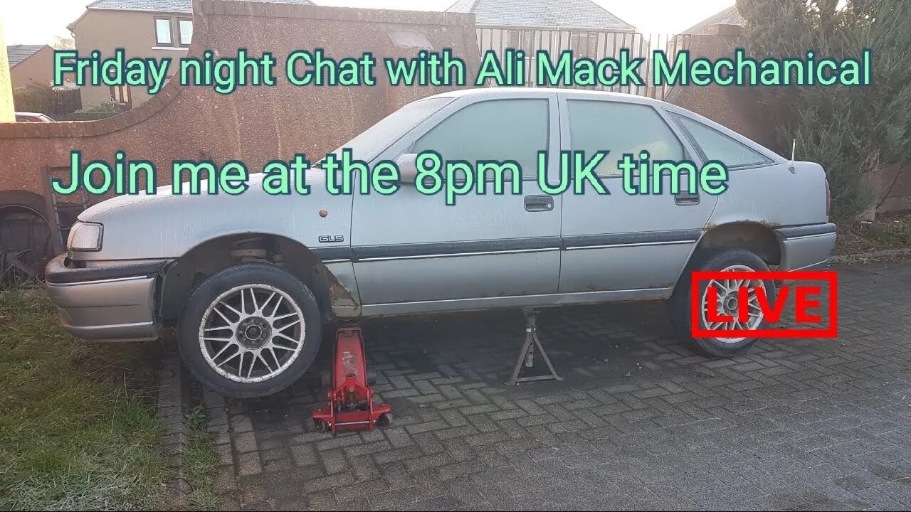 🔴Friday Night Chat with Ali Mack-Mechanical Live On a Friday