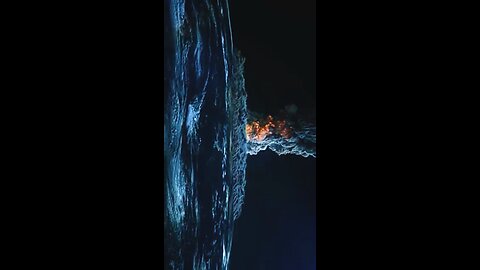 An Asteroid Hitting Earth