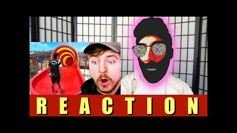 ⚪️ MrBeast REACTION | Most Insane Water Parks!