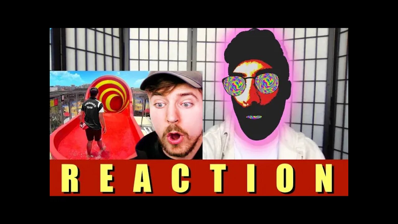 ⚪️ MrBeast REACTION | Most Insane Water Parks!