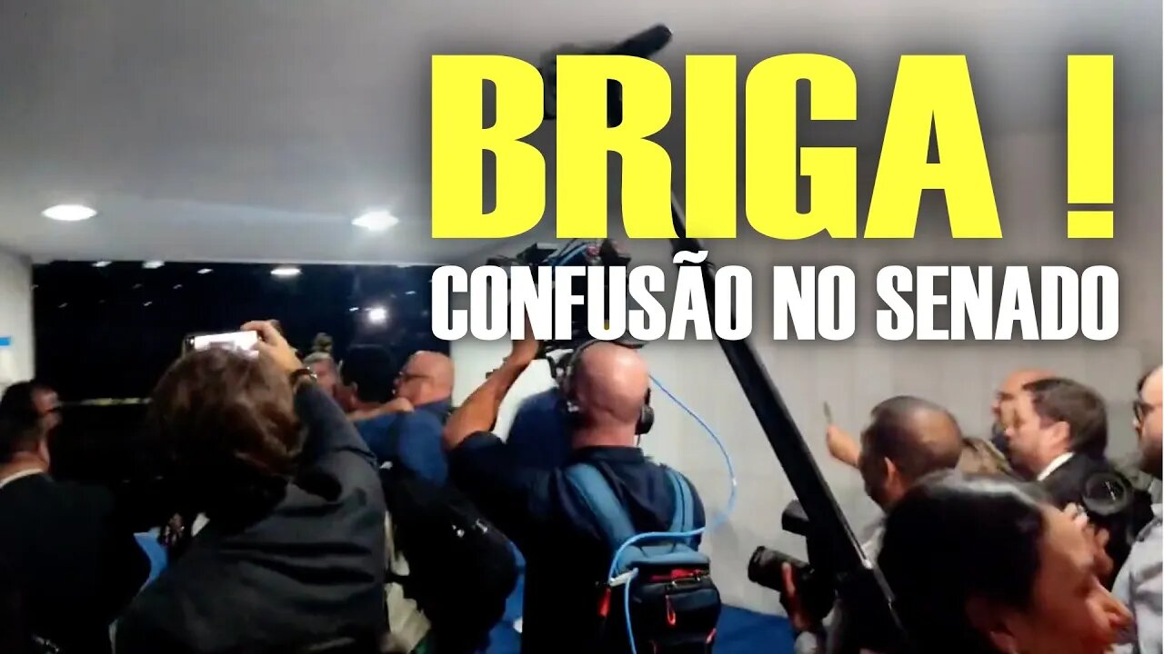 🚨URGENTE - Confusão geral no Senado!