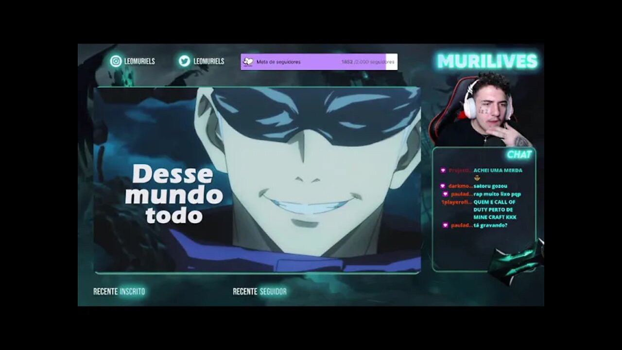 🔴 REACT Rap do Satoru Gojo (Jujutsu Kaisen) - MAIS PODEROSO DESSE MUNDO TODO | NERD HITS