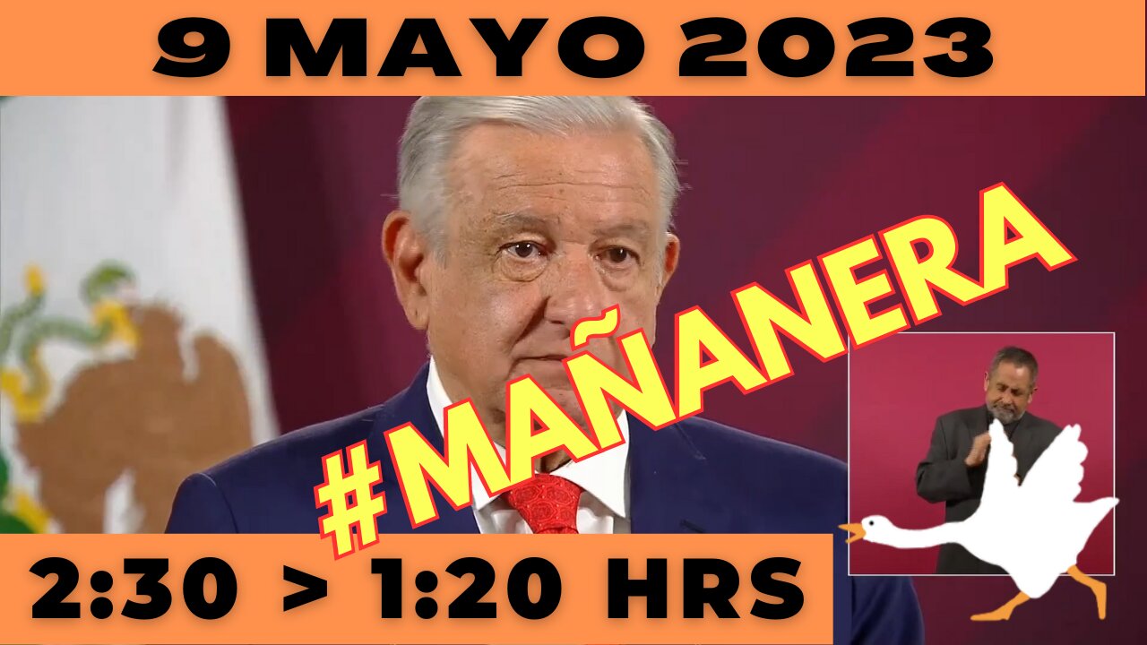 💩🐣👶 #AMLITO | Mañanera Martes 9 de Mayo 2023 | El gansito veloz de 2:30 a 1:20.
