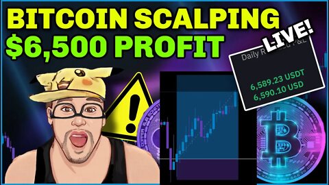 LIVE TRADING | $6,500 PROFIT SCALPING BTC | MARKET CIPHER Q&A