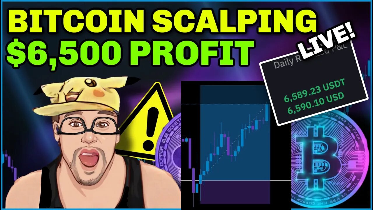 LIVE TRADING | $6,500 PROFIT SCALPING BTC | MARKET CIPHER Q&A