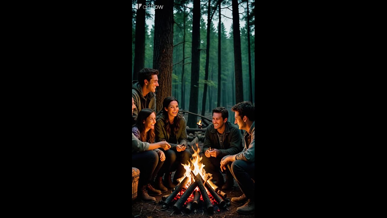 Camping trip in the forest: encounter with a man-eating monster