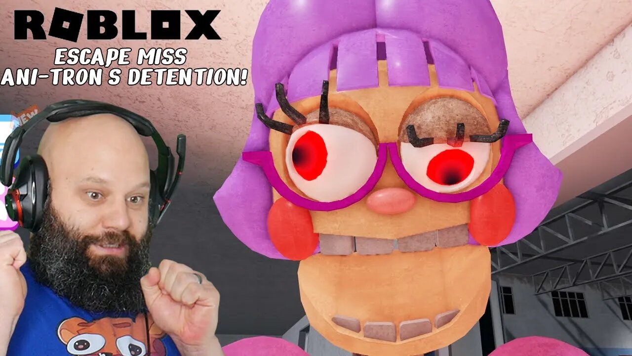 Is Mr. Hopp Here?! Escape Miss Ani-Tron's Detention! (SCARY OBBY)! Roblox