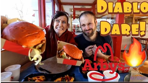 ARBY’S DIABLO DARE CHALLENGE | MOLLY SCHUYLER | INSANELY SPICY | MOM VS FOOD | DAN KENNEDY