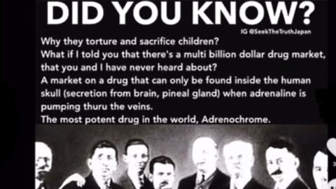 ADRENOCHROME, Did You Know?