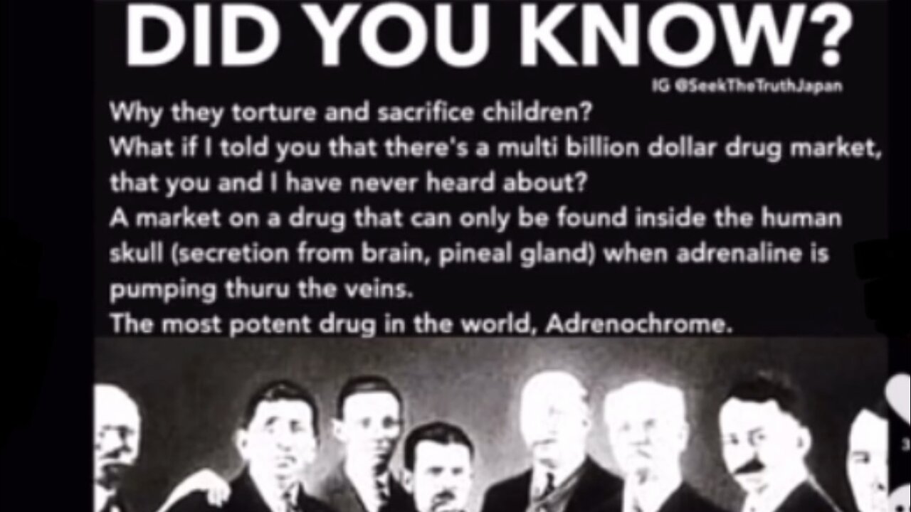ADRENOCHROME, Did You Know?