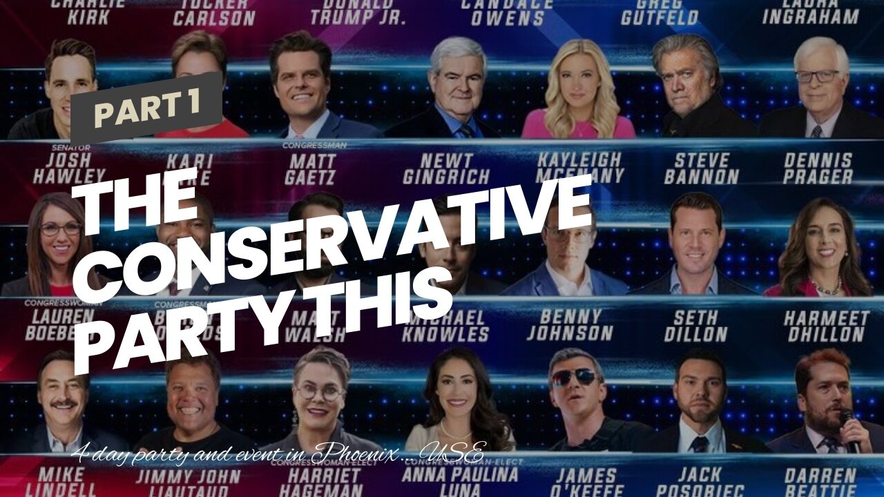 The Conservative Party this weekend is at AMERICA FEST in Arizona…