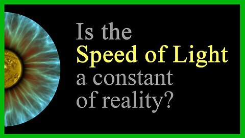 Is the speed of light actually constant? Yes, but...