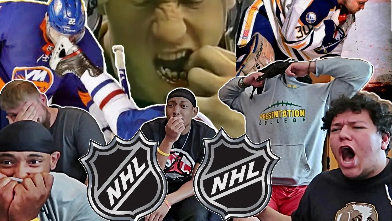 AMERICAN FOOTBALL PLAYERS REACT TO NHL WORST INJURIES