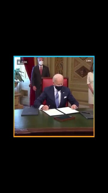 Biden signin Executive Orders