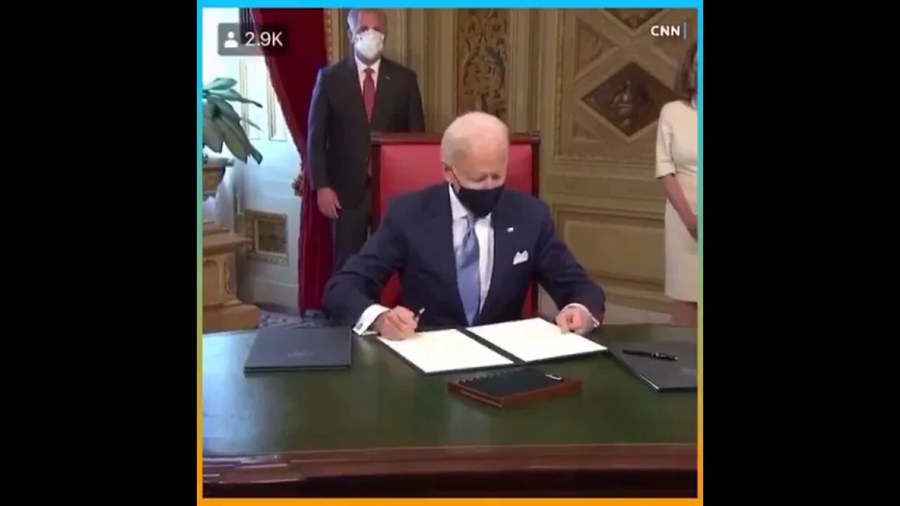 Biden signin Executive Orders