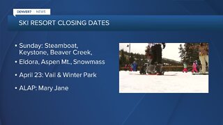 More ski resorts closing this weekend