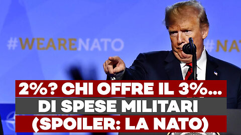 la NATO porta le spese militari al 3% per accontentare Trump-Il nonTg 12/12/2024