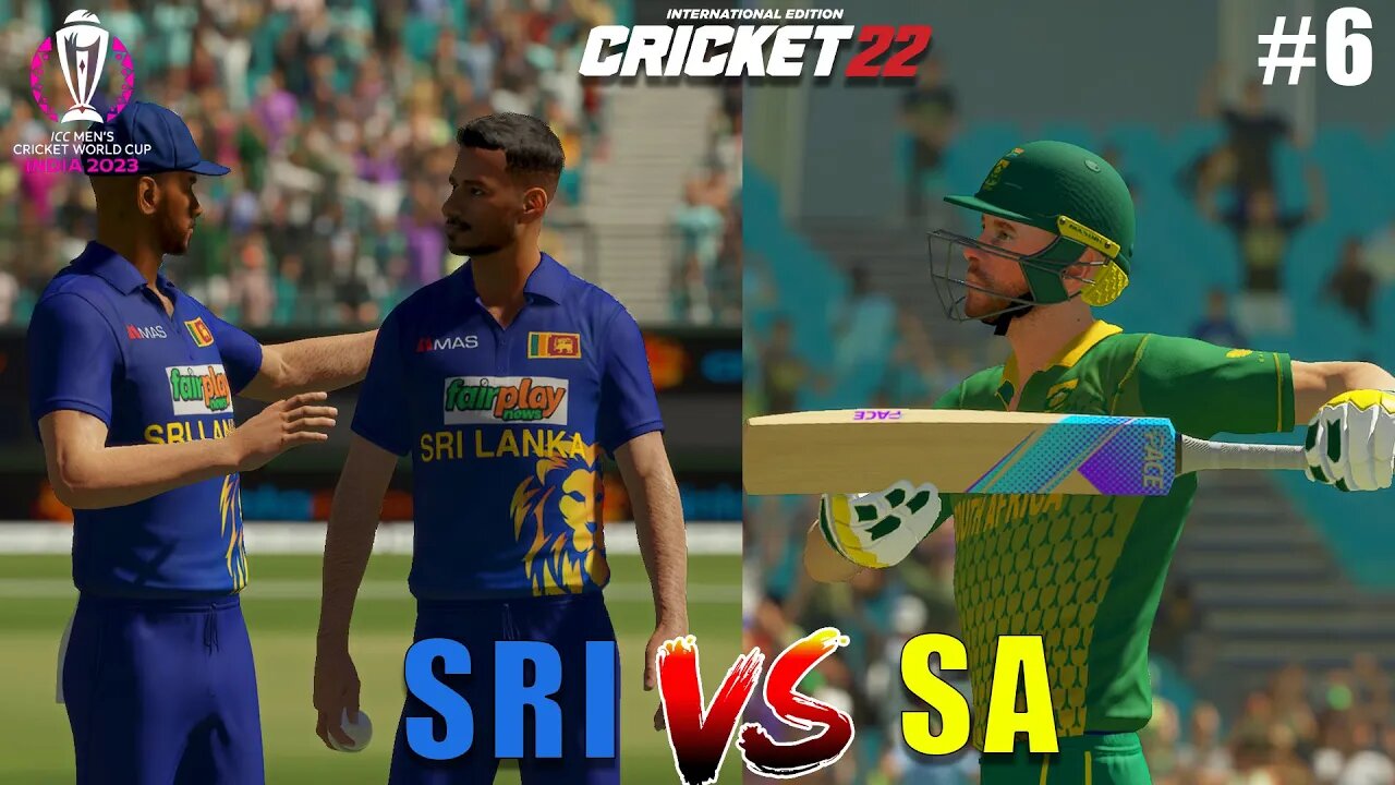 South Africa vs Sri Lanka - Big Target😒 - Cricket 22 ODI World Cup 2023